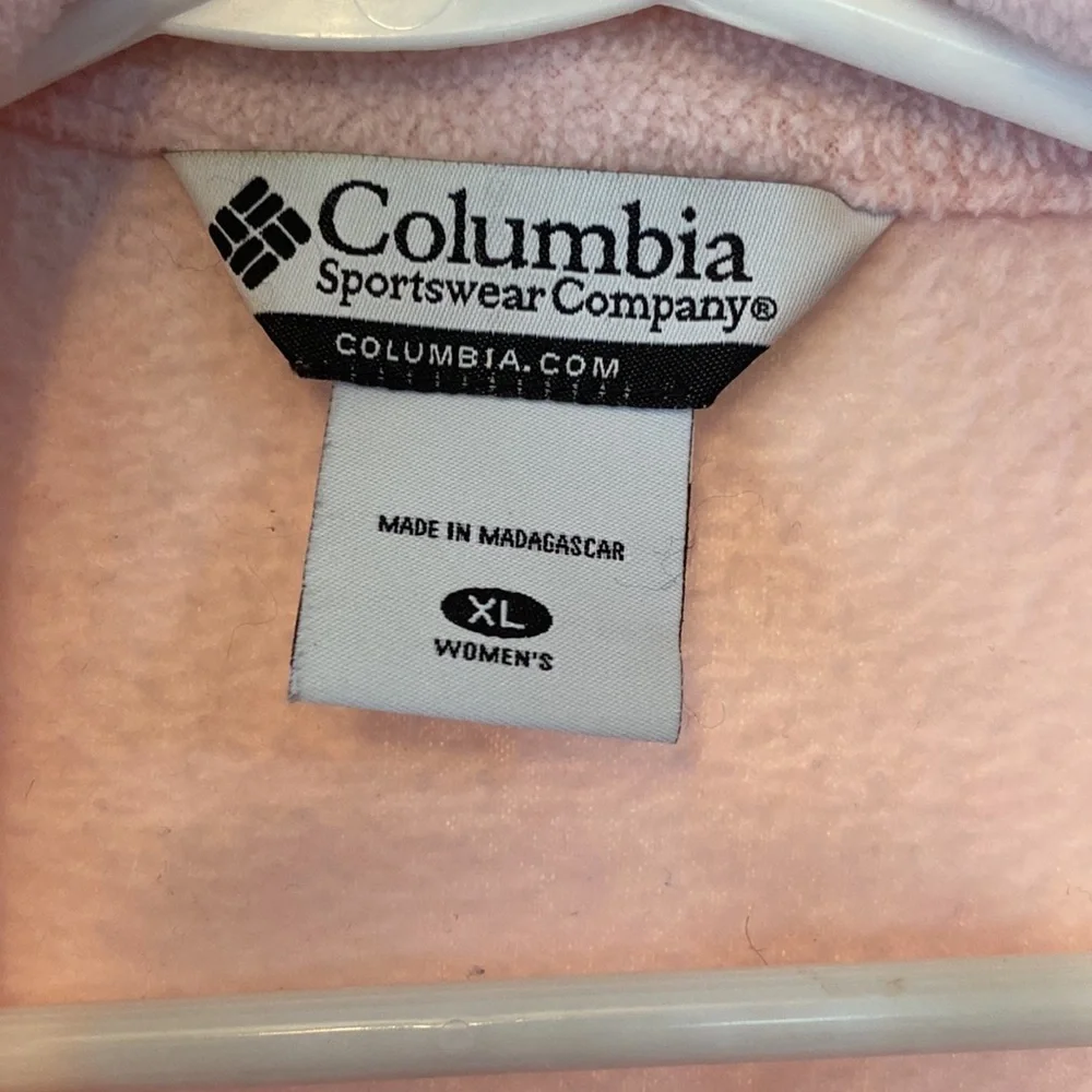 Columbia XL zip fleece jacket
